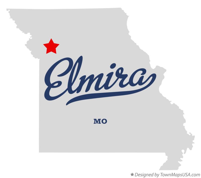 Map of Elmira Missouri MO