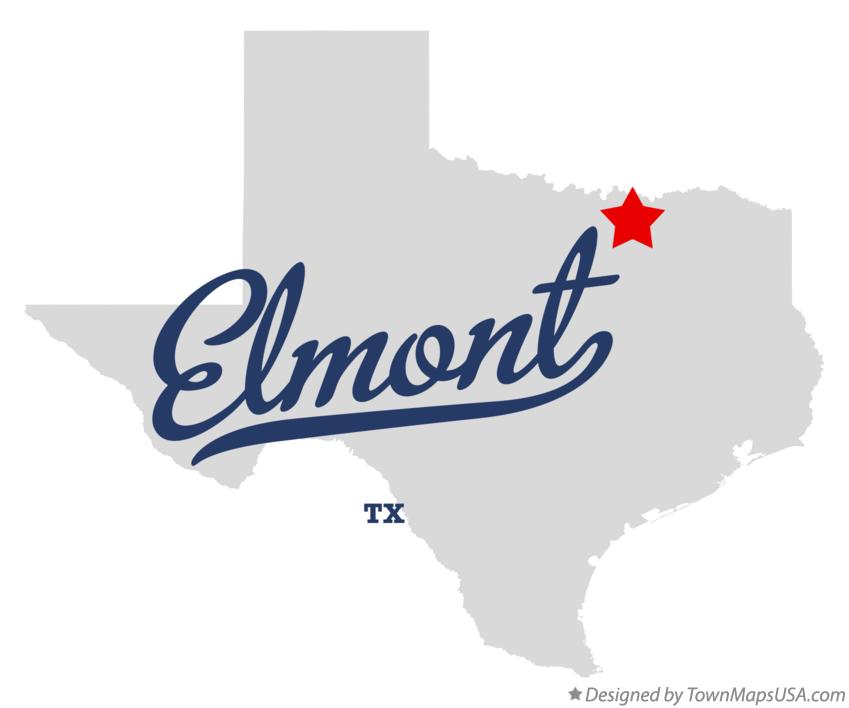 Map of Elmont Texas TX
