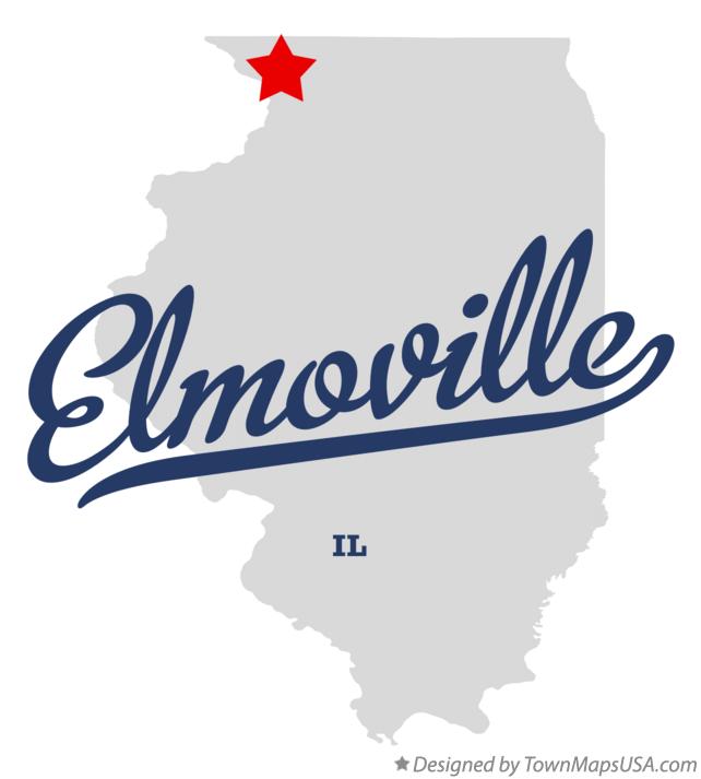 Map of Elmoville Illinois IL