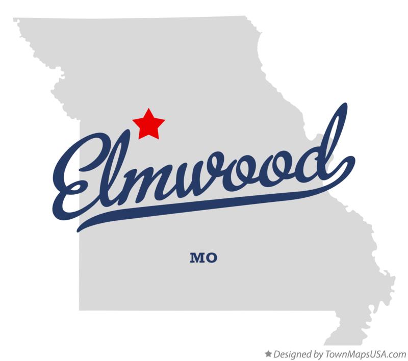 Map of Elmwood Missouri MO