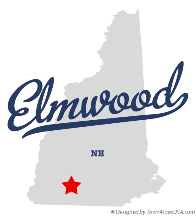 Map of Elmwood New Hampshire NH
