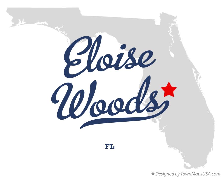 Map of Eloise Woods Florida FL