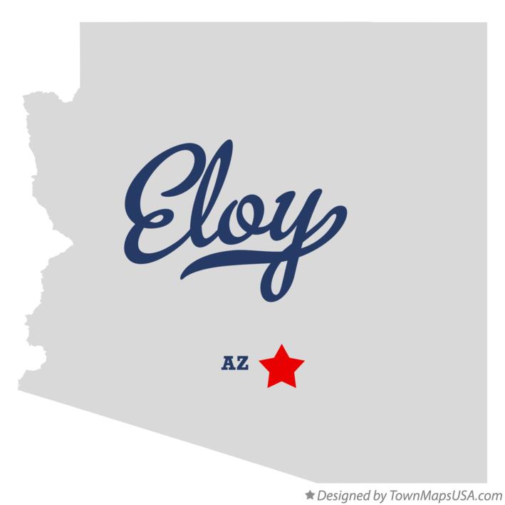 Map of Eloy Arizona AZ