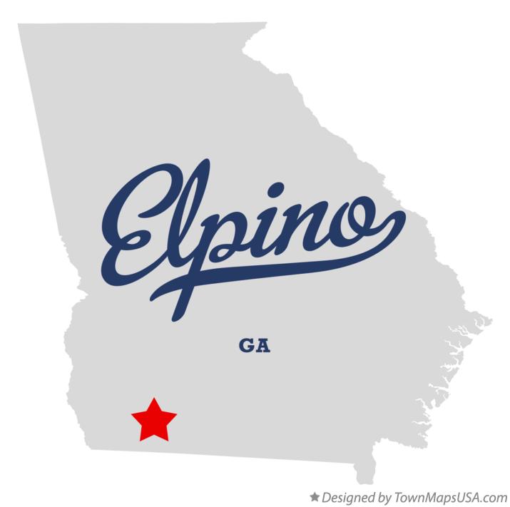 Map of Elpino Georgia GA