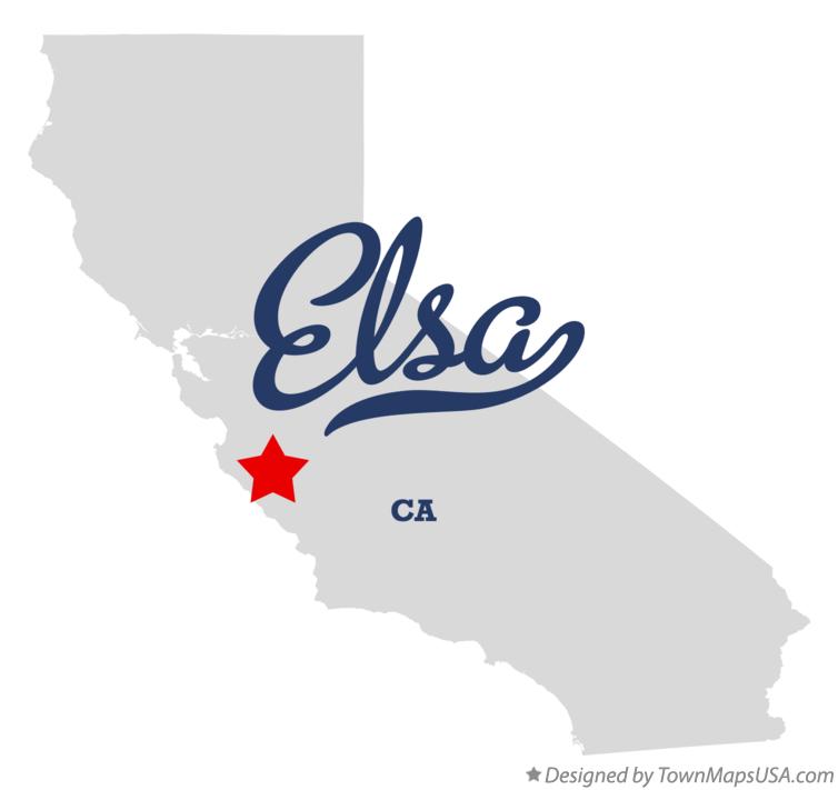 Map of Elsa California CA
