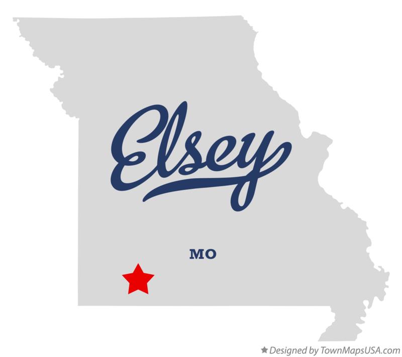 Map of Elsey Missouri MO