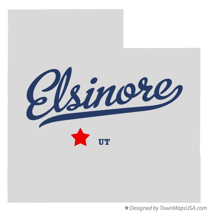 Map of Elsinore Utah UT