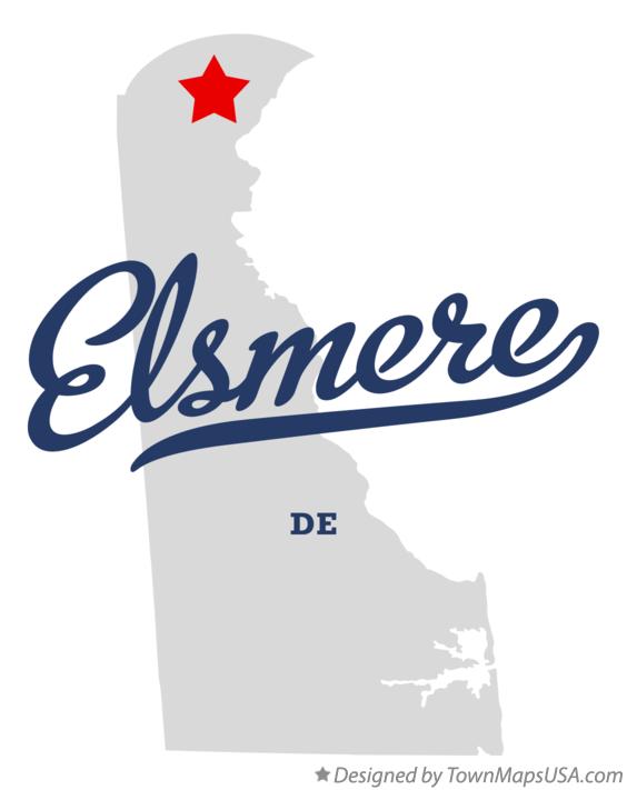 Map of Elsmere Delaware DE