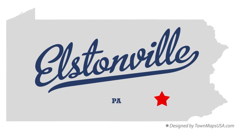 Map of Elstonville Pennsylvania PA