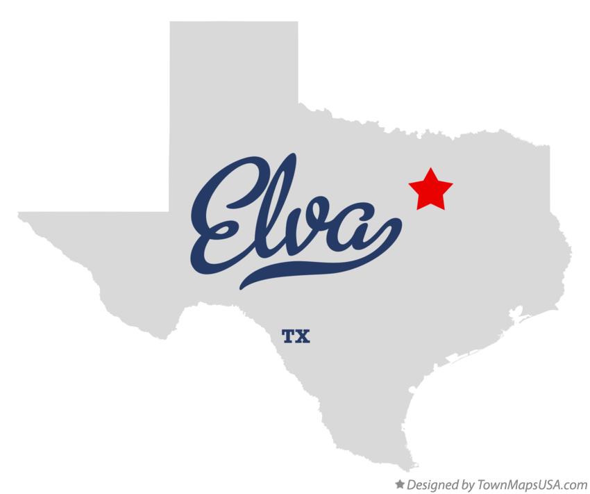 Map of Elva Texas TX