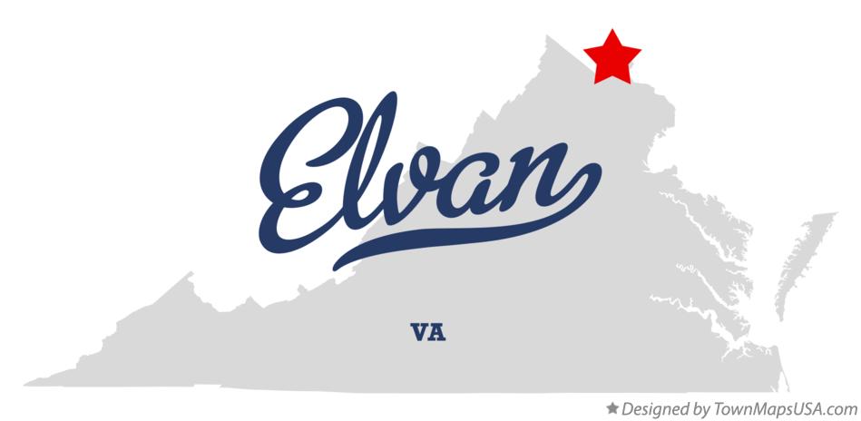 Map of Elvan Virginia VA