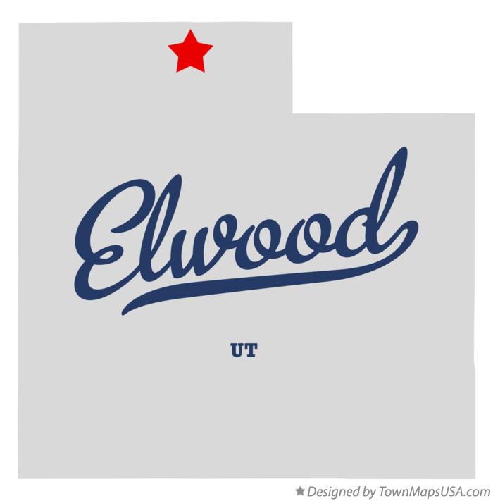 Map of Elwood Utah UT