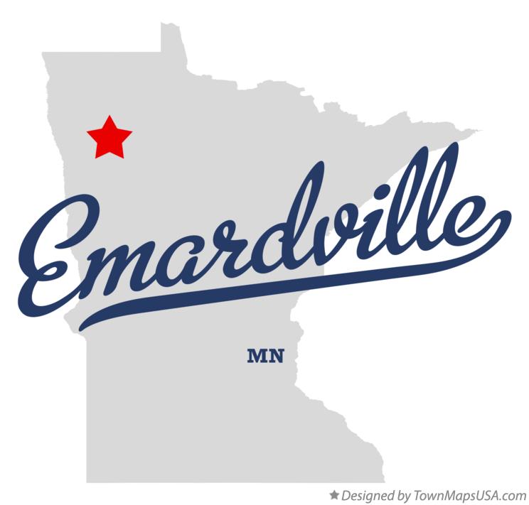 Map of Emardville Minnesota MN