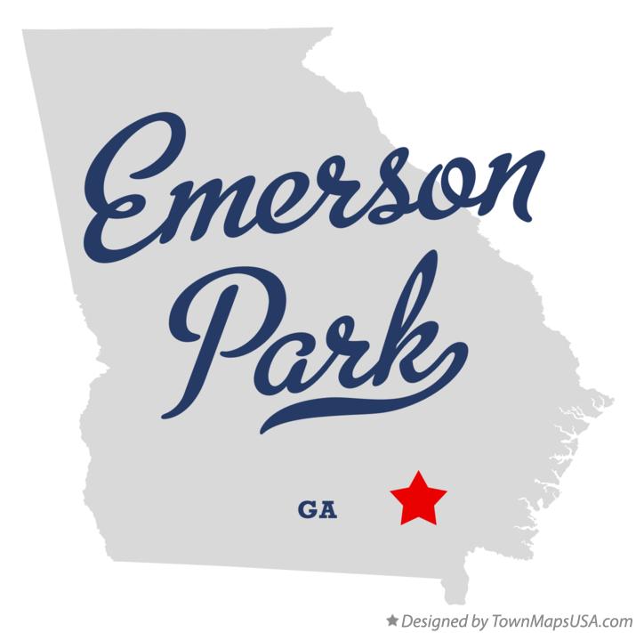 Map of Emerson Park Georgia GA
