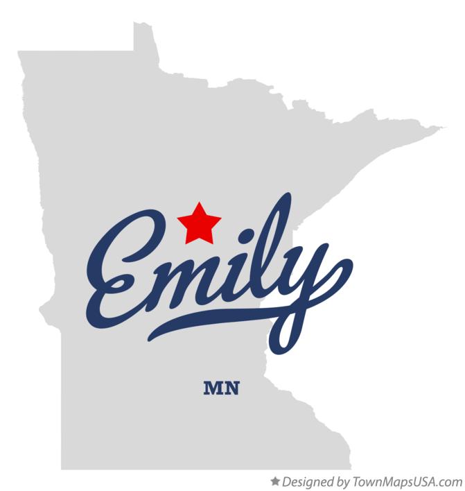 Map of Emily Minnesota MN