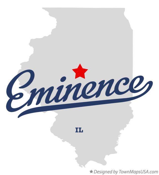 Map of Eminence Illinois IL