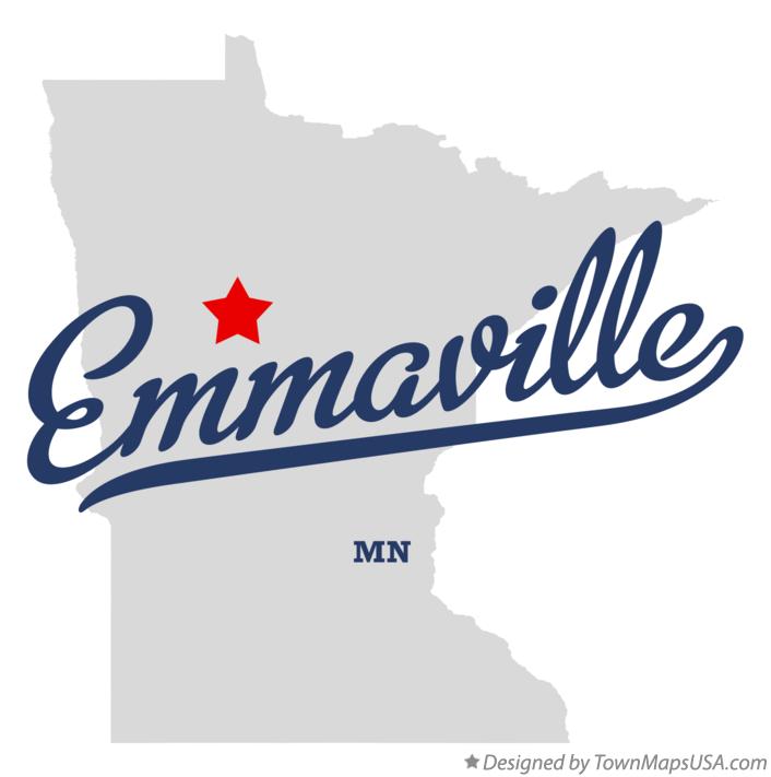 Map of Emmaville Minnesota MN