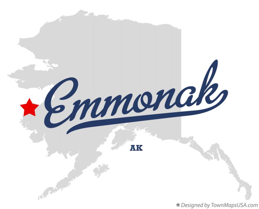 Map of Emmonak Alaska AK