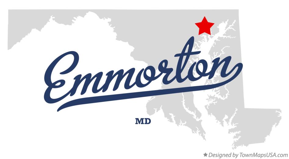 Map of Emmorton Maryland MD