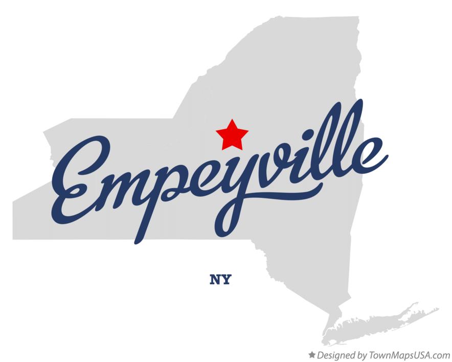 Map of Empeyville New York NY