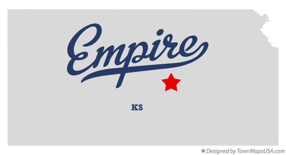 Map of Empire Kansas KS