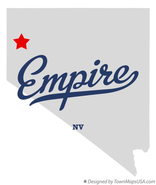 Map of Empire Nevada NV