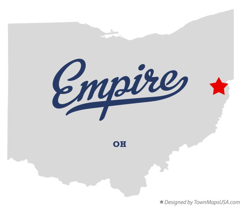 Map of Empire Ohio OH