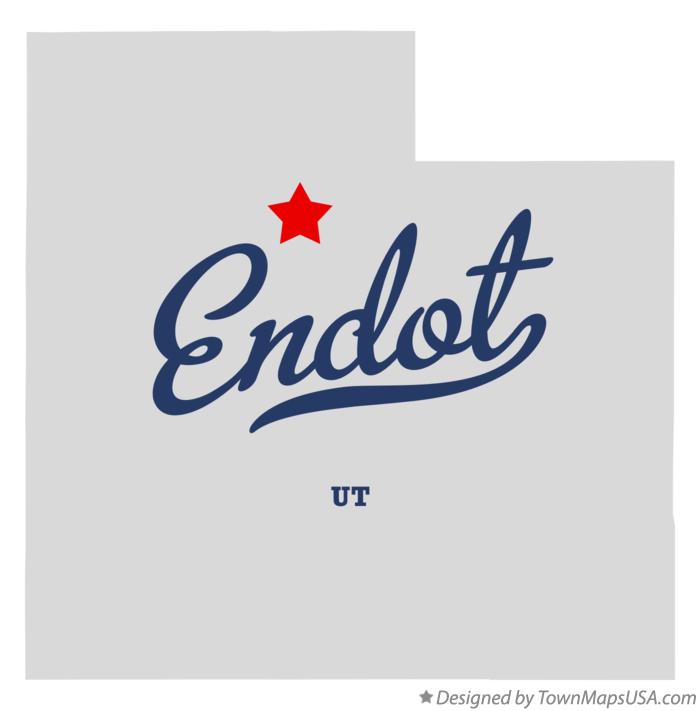 Map of Endot Utah UT