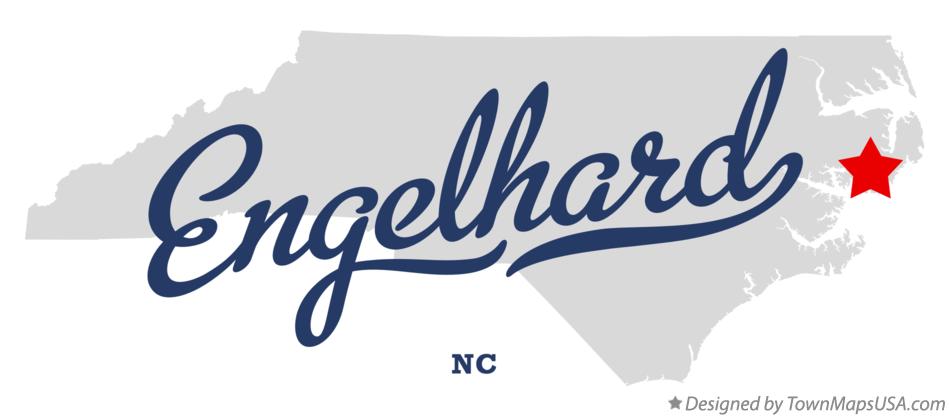 Map of Engelhard North Carolina NC