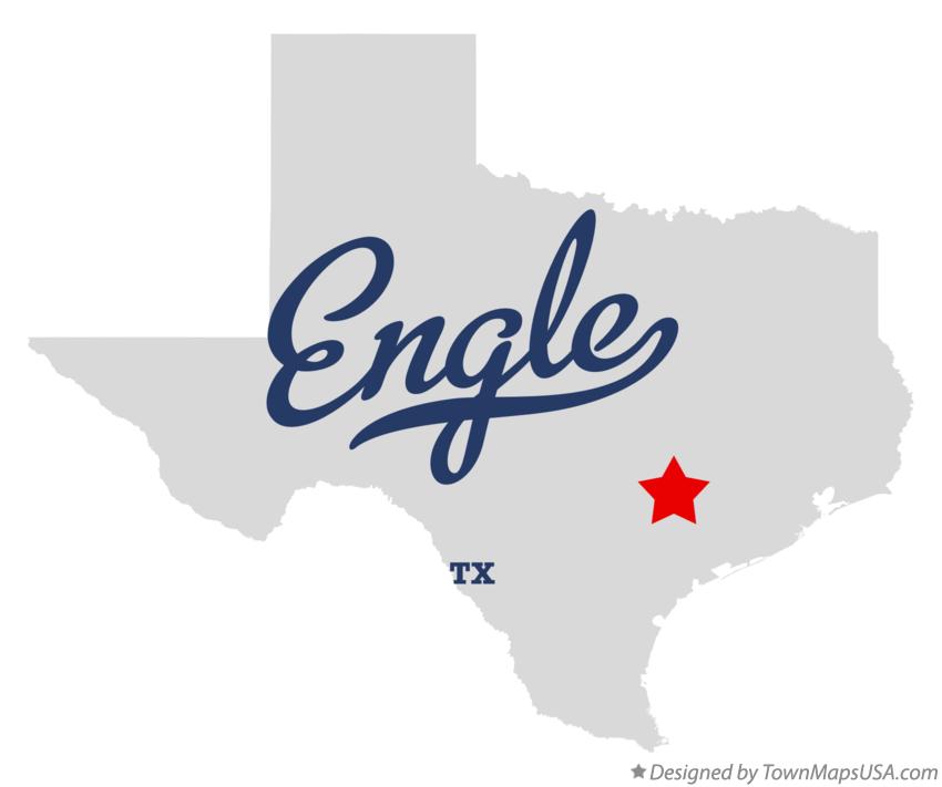 Map of Engle Texas TX