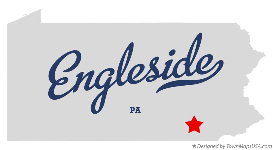 Map of Engleside Pennsylvania PA