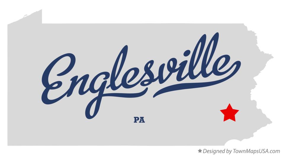 Map of Englesville Pennsylvania PA
