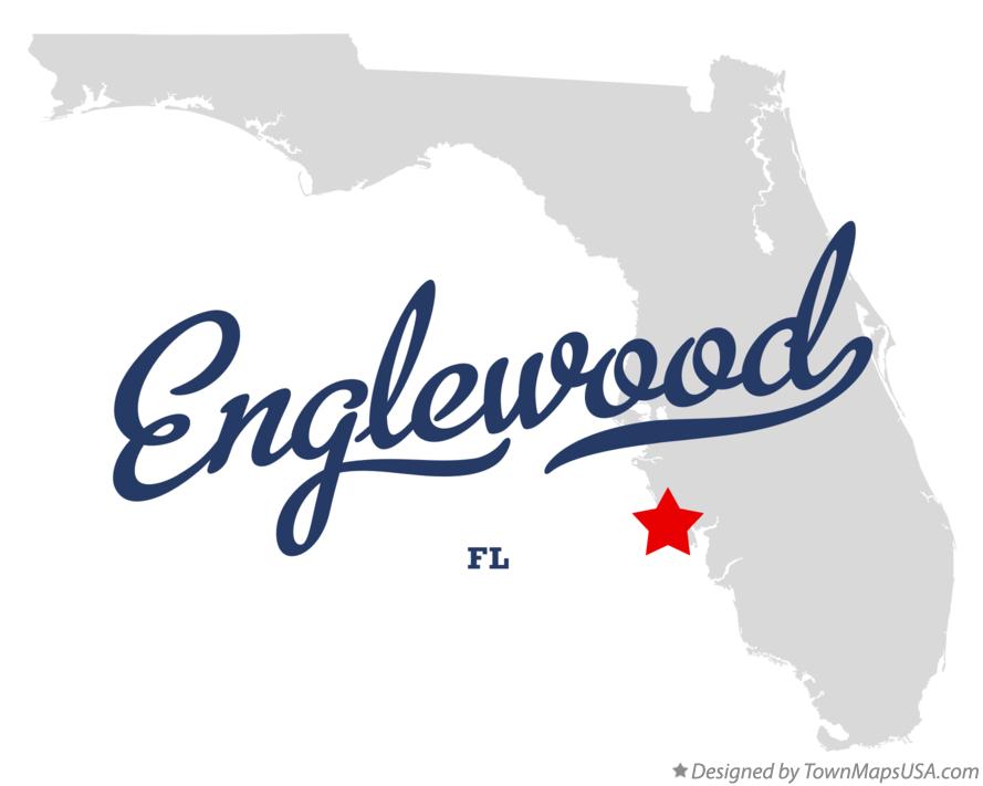 Map of Englewood Florida FL