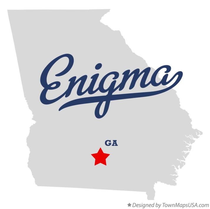 Map of Enigma Georgia GA