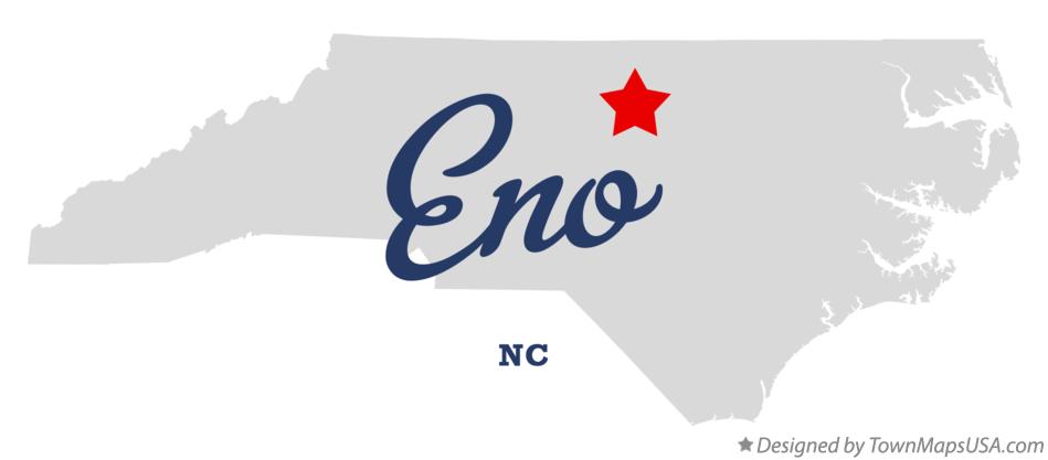 Map of Eno North Carolina NC