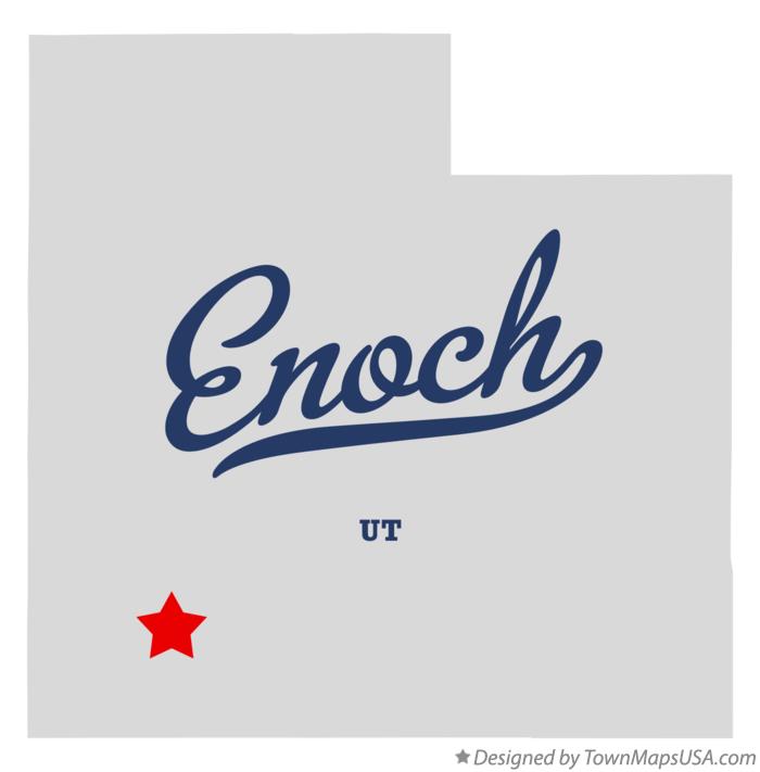 Map of Enoch Utah UT