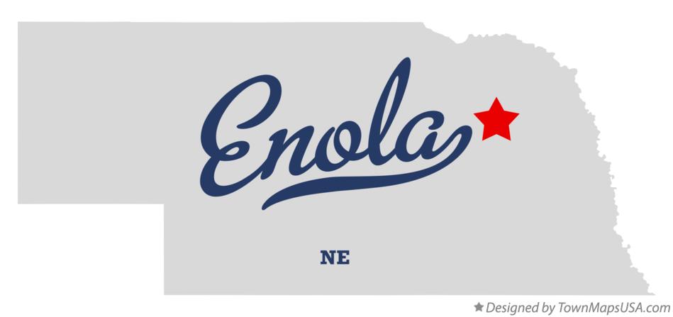 Map of Enola Nebraska NE