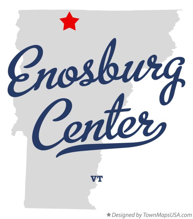 Map of Enosburg Center Vermont VT