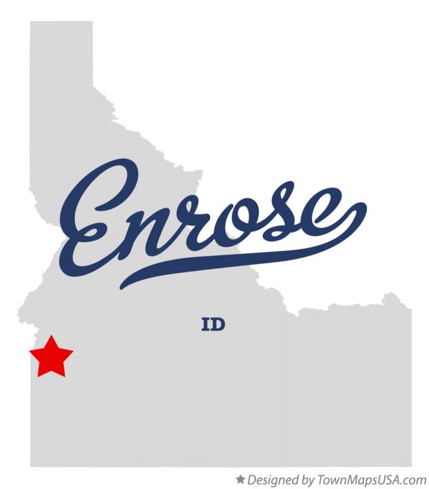 Map of Enrose Idaho ID