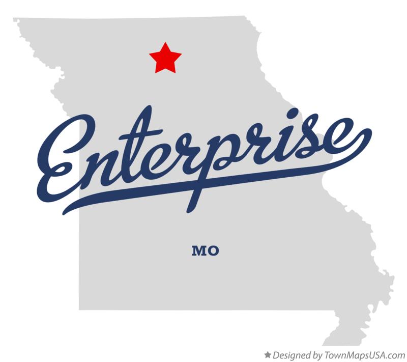 Map of Enterprise Missouri MO