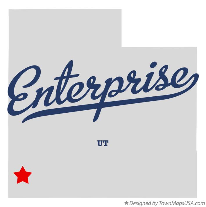 Map of Enterprise Utah UT