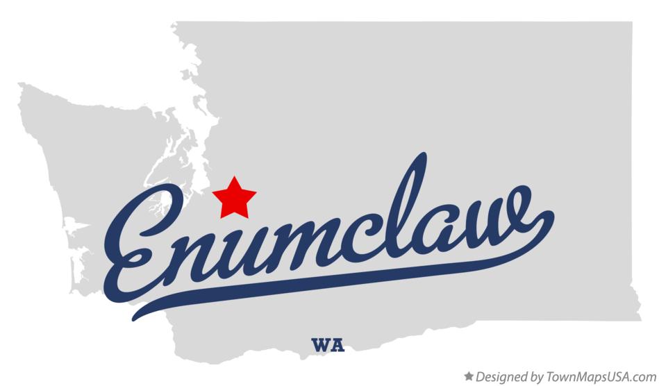 Map of Enumclaw Washington WA