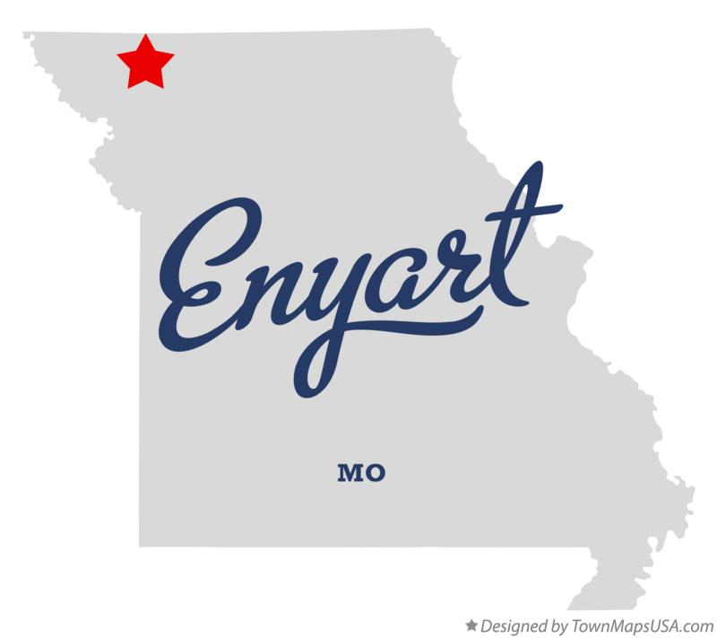 Map of Enyart Missouri MO