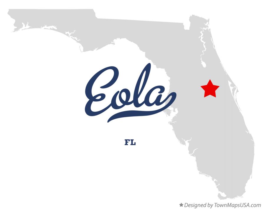 Map of Eola Florida FL