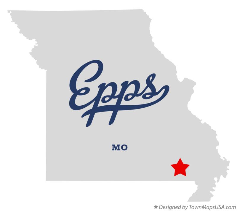 Map of Epps Missouri MO