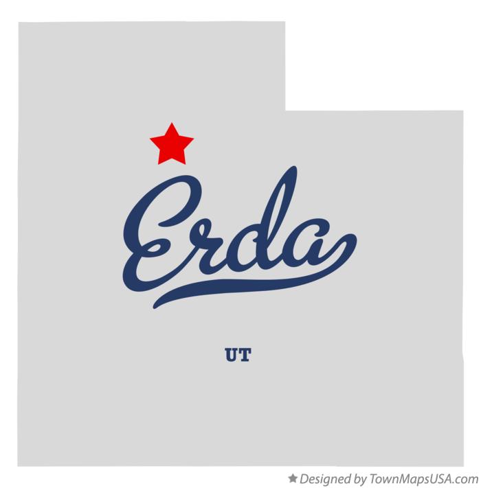Map of Erda Utah UT