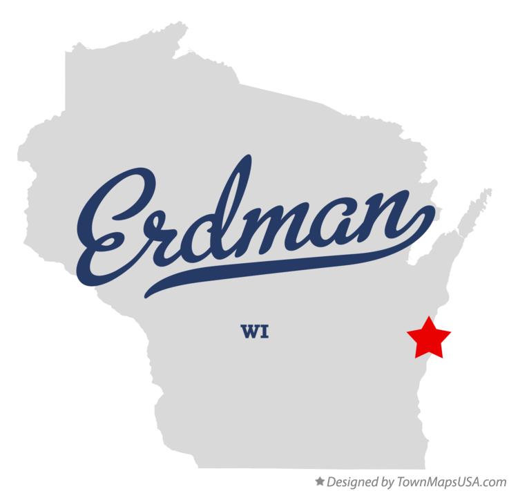 Map of Erdman Wisconsin WI
