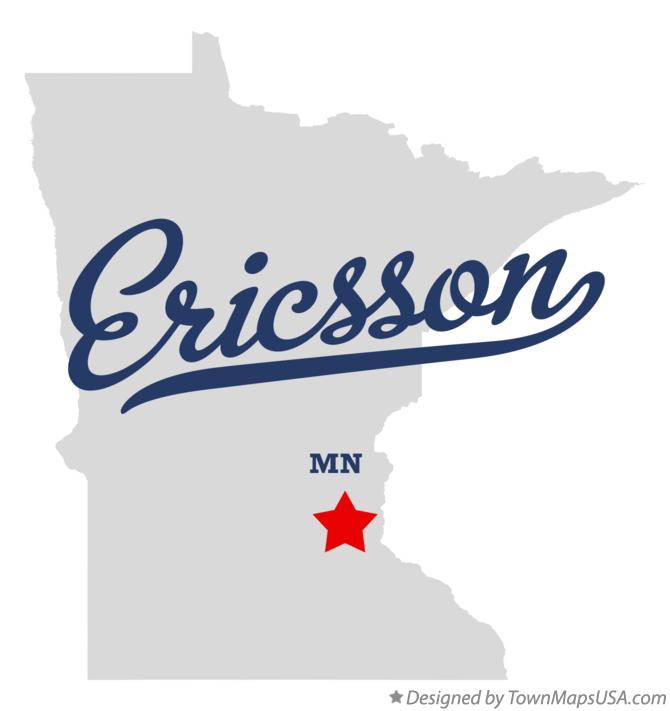 Map of Ericsson Minnesota MN