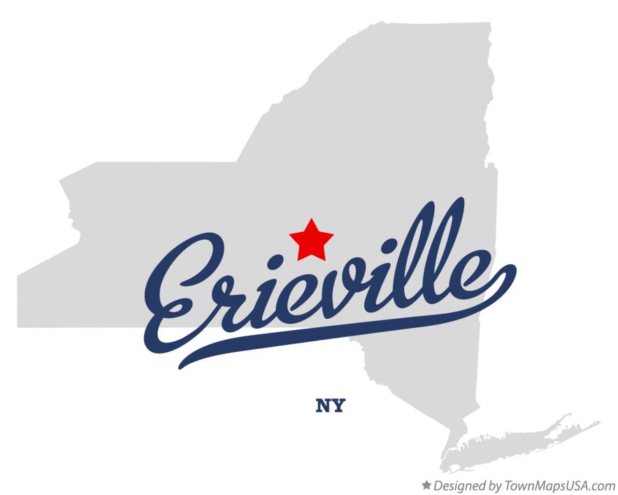 Map of Erieville New York NY