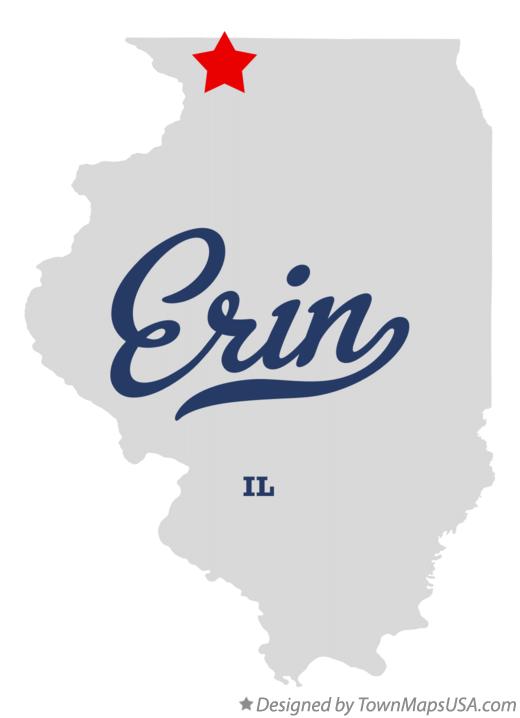 Map of Erin Illinois IL